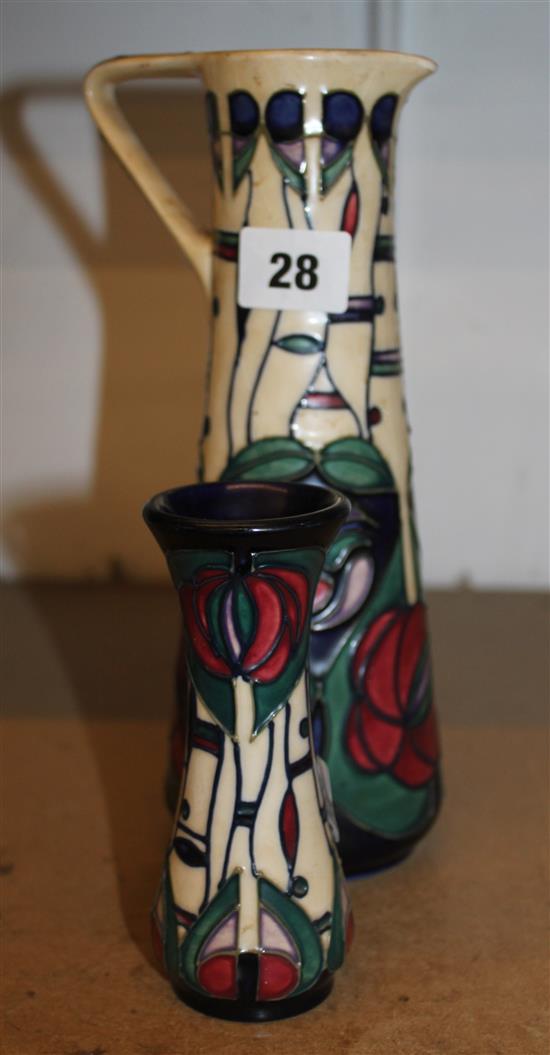 2 modern Moorcroft items